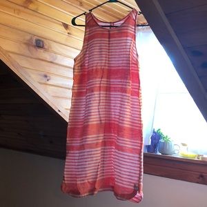 Coral Shift Dress